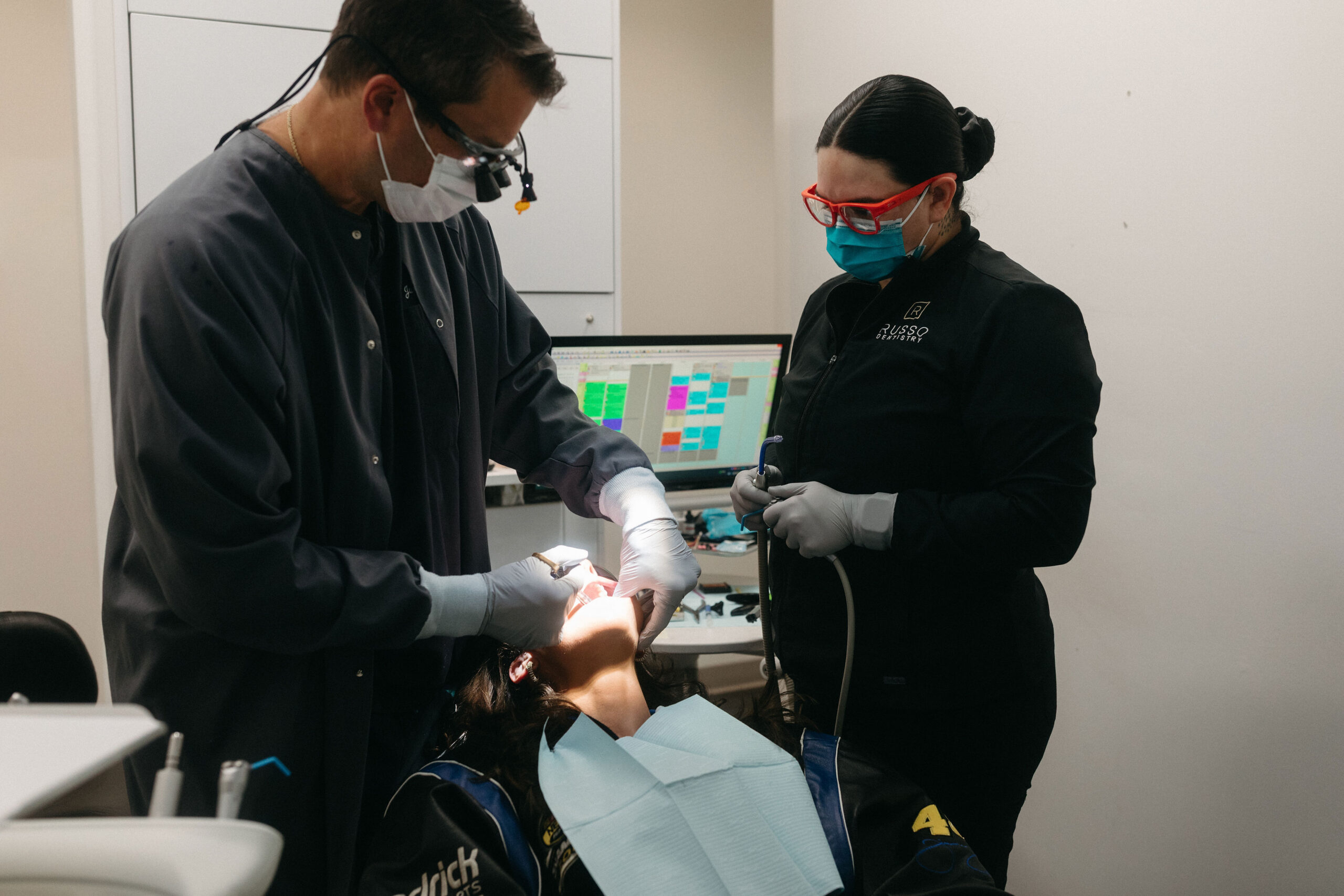 russo patient top raleigh dentist office comfortable dentistry luxury dentist